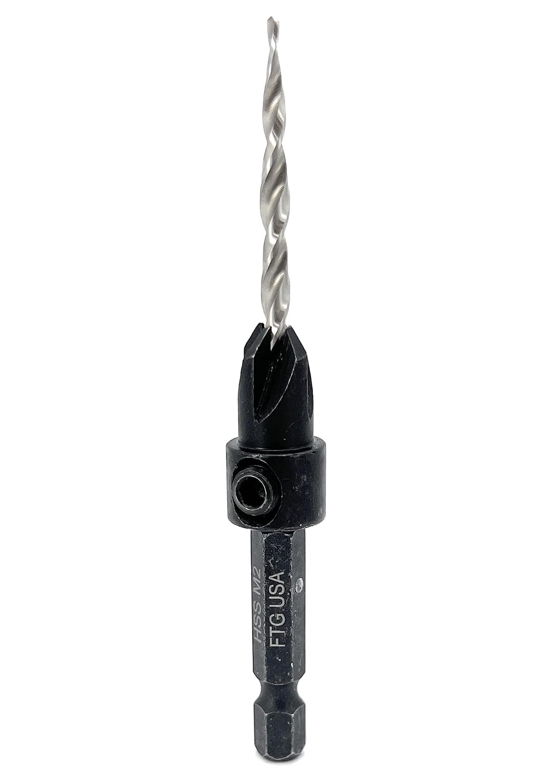 FTG USA #6 (9/64") Adjustable Tapered Wood Countersink Drill Bit