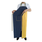 Rubber Apron Waterproof with Pockets, Heavy Duty for Dishwashing