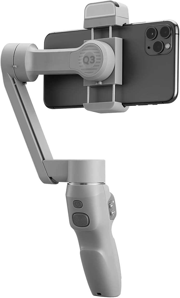 Zhi yun Smooth Q3 Combo 3-Axis Handheld Gimbal Stabilizer with Carry Bag for Smartphone Foldable Phone Gimbal Light