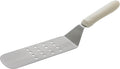 8" x 3" White Perforated Griddle Turner for Steaks and Burgers