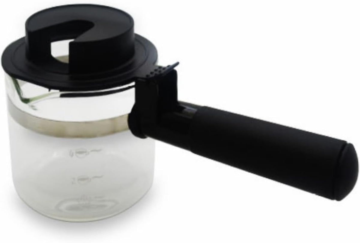 4 Cup Glass Replacement Carafe with Black Handle for Coffeemaker