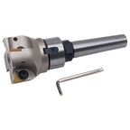 CME 2-1/2" 90° Indexable Face Mill w/ MT3 Arbor, TPG322 Inserts Included, 4 Flutes