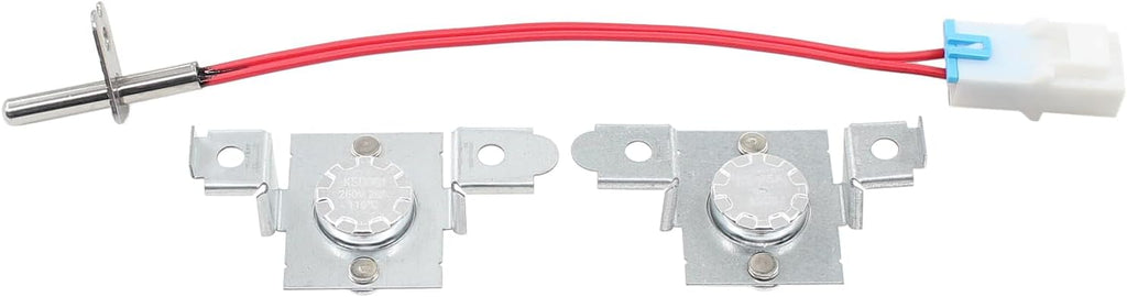 Dryer Thermistor Thermostat Kit High Limit Thermostat for Kenmore,LG