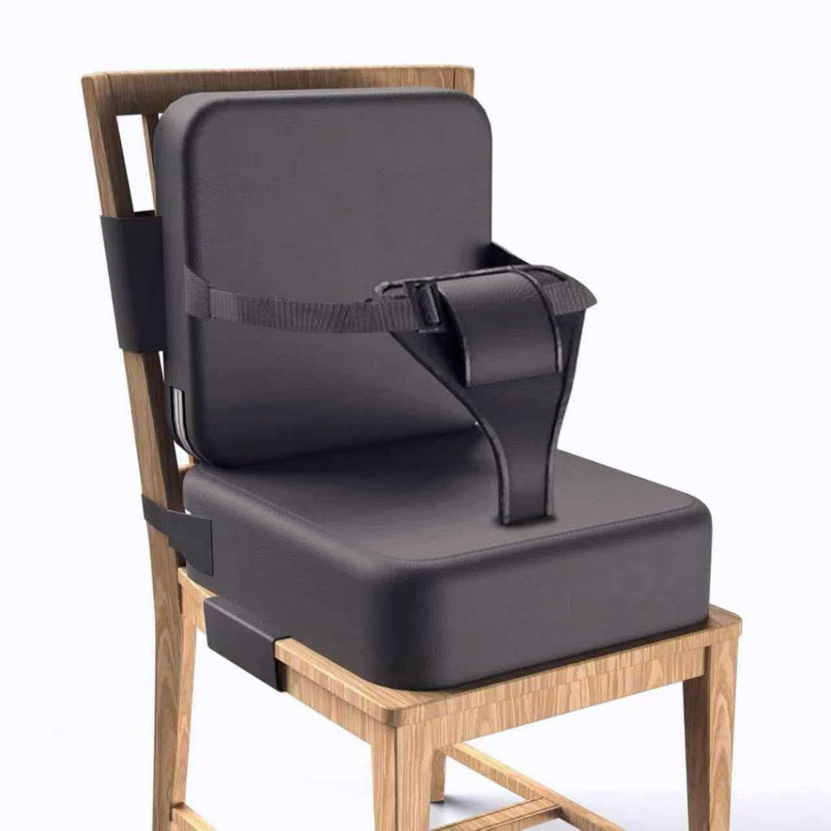Toddler Booster Seat for Dining Table,Booster Seat for Kitchen Chair with Extended Straps, Portable with Safety