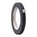 WOD Gaffer Tape, Black Low Gloss Finish Film, 1/2 inch x 60 ft. Residue Free, Non Reflective Cloth Fabric, Secure