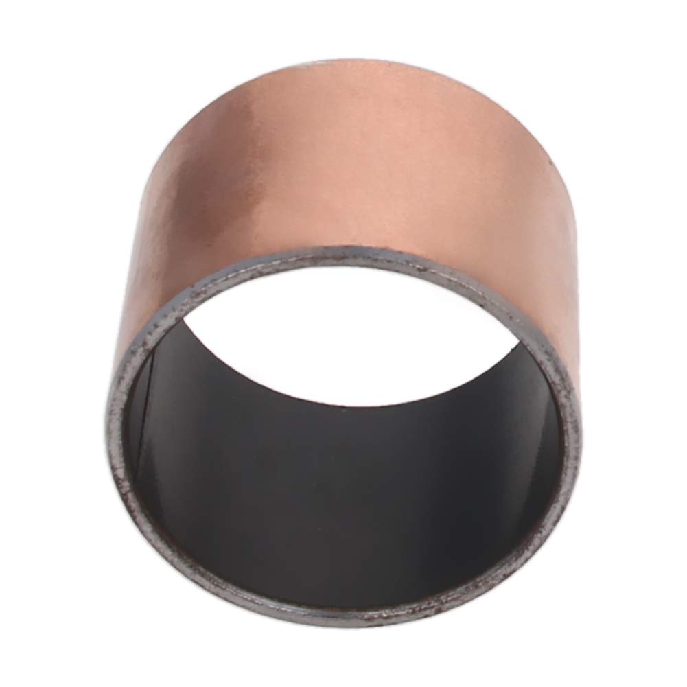 Aicosineg Oilless Bushings Sleeve Bearing Solid Friction Oilless Bushing 1.37in Bore x 1.53in OD x 1.18in Length Plain Bearings Wrapped Bushing Carbon Steel Base 3530 Sleeve Bearing