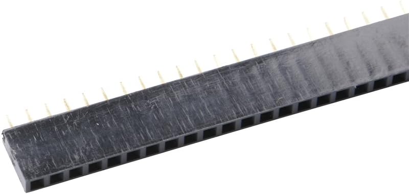 60Pcs 40 Pin 2.54mm Single Row Straight Female PCB Header Connector Strip for Arduino Shield