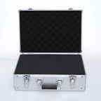 15in Aluminum Hard Case with DIY Customizable Foam Insert (14 x 9 x 4in Interior)