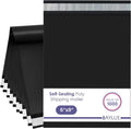 Black Poly Mailers 6x9, Self Seal Shipping & Mailing Bags, 1000 Pack Bulk