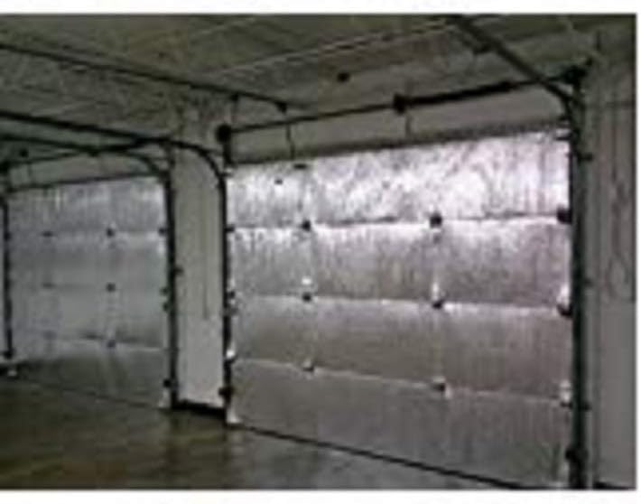 NASA TECH White Reflective Foam Core 2 Car Garage Door Insulation Kit 16FT (Wide) x 8FT (HIGH) R Value 8.0 Made in