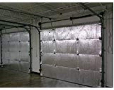 NASA TECH White Reflective Foam Core 2 Car Garage Door Insulation Kit 16FT (Wide) x 8FT (HIGH) R Value 8.0 Made in