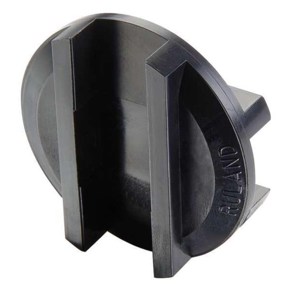 Ruland OD16/25-AT Oldham Coupling Disk, Black Acetal, Bore, 1" or 25.4mm OD