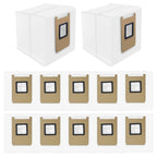 12 Pack E28/E25 OMNI Dust Bags Compatible with eufy E25/E28 Omni Robot Vacuum, Large Capacity Replacement Vacuum Bags