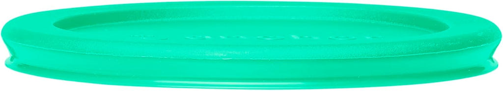 2 Cup Glass Storage Containers with Lids, Set of 4 Glass Food Storage Containers with Mint SnugFit Lids