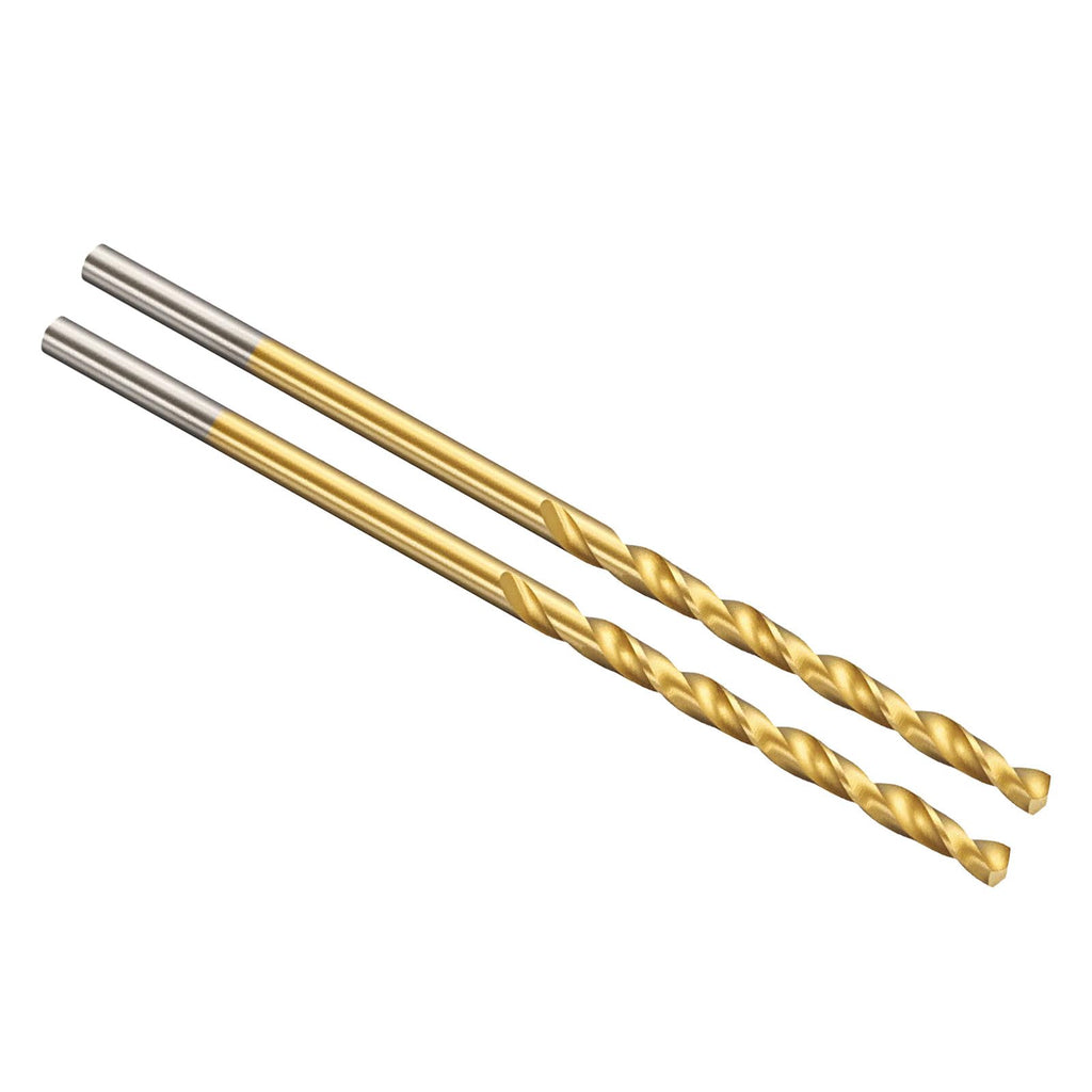 PATIKIL 1/16" Drill Bit 4341 High-Speed Steel for Thin Metal 2 Pcs