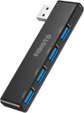 USB Hub, Fidioto 4 Port USB Adapter(1 * 3.0 Port, 3 * 2.0 Ports), Networking Hub for Laptop, iMac Pro, MacBook Air