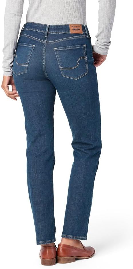 Women's Totally Shaping Mid Rise Straight Jeans