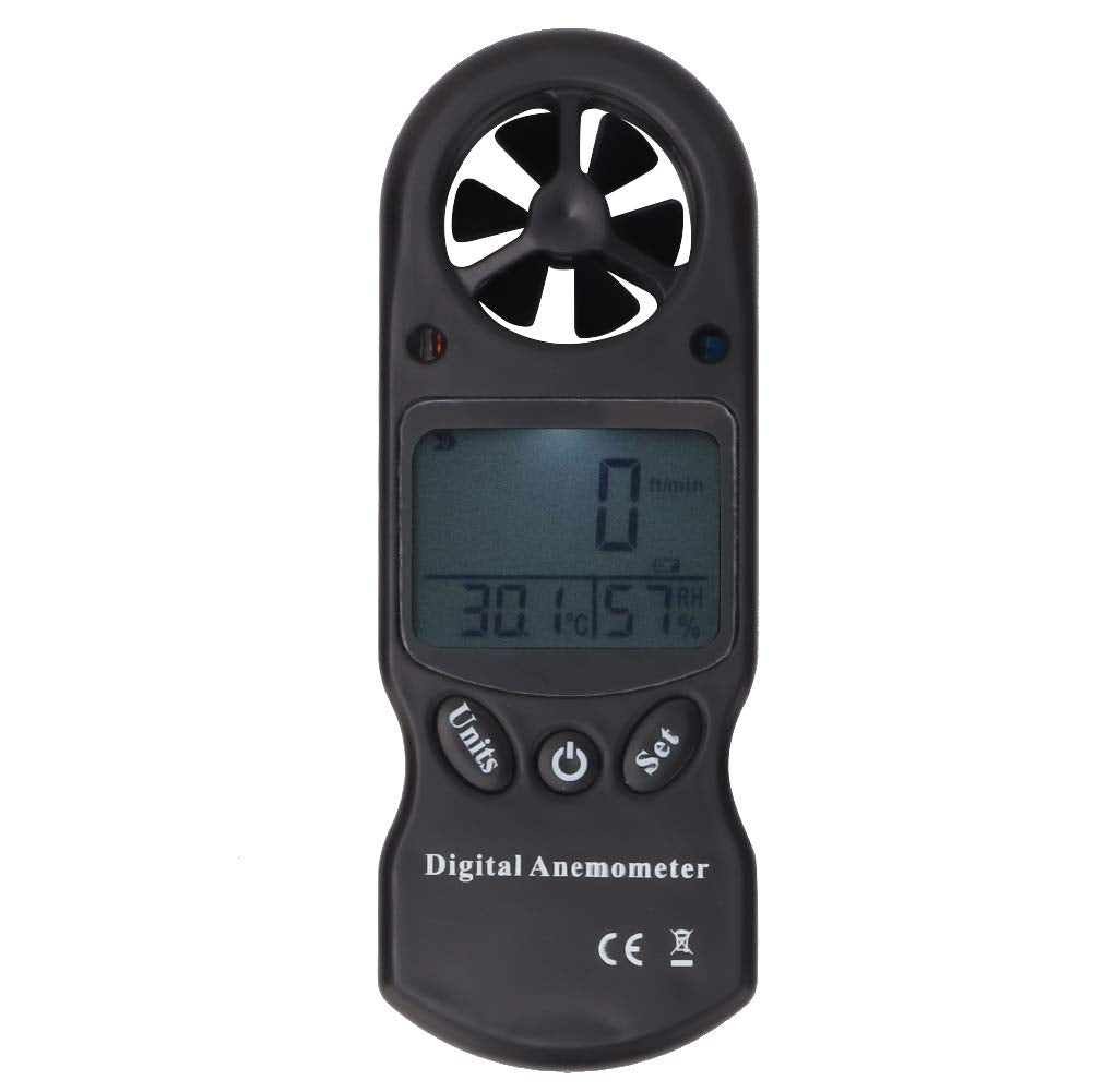 Aumotop Handheld Digital Anemometer, Wind Speed and Humidity