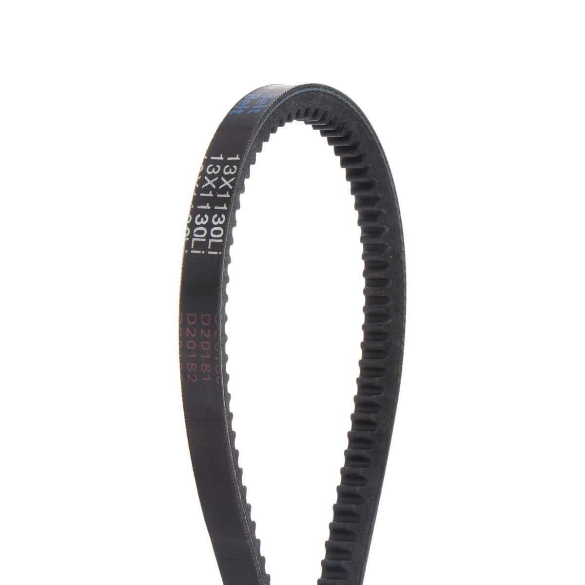 HARFINGTON 2pcs 13x1130 Cogged V-Belts AX Section Drive Raw Edge Belt 1130mm Inner Girth 13mm Width 8mm Thickness EPDM for Power Transmission