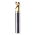 5/16" 3 Flute Solid Carbide Stub Square End Mill for Aluminum - ZrN Coated