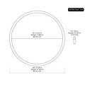 10 PK AS-238 Buna-N O-Ring, 70A 3-1/2" ID, 3-3/4" OD, 1/8" Width, Black