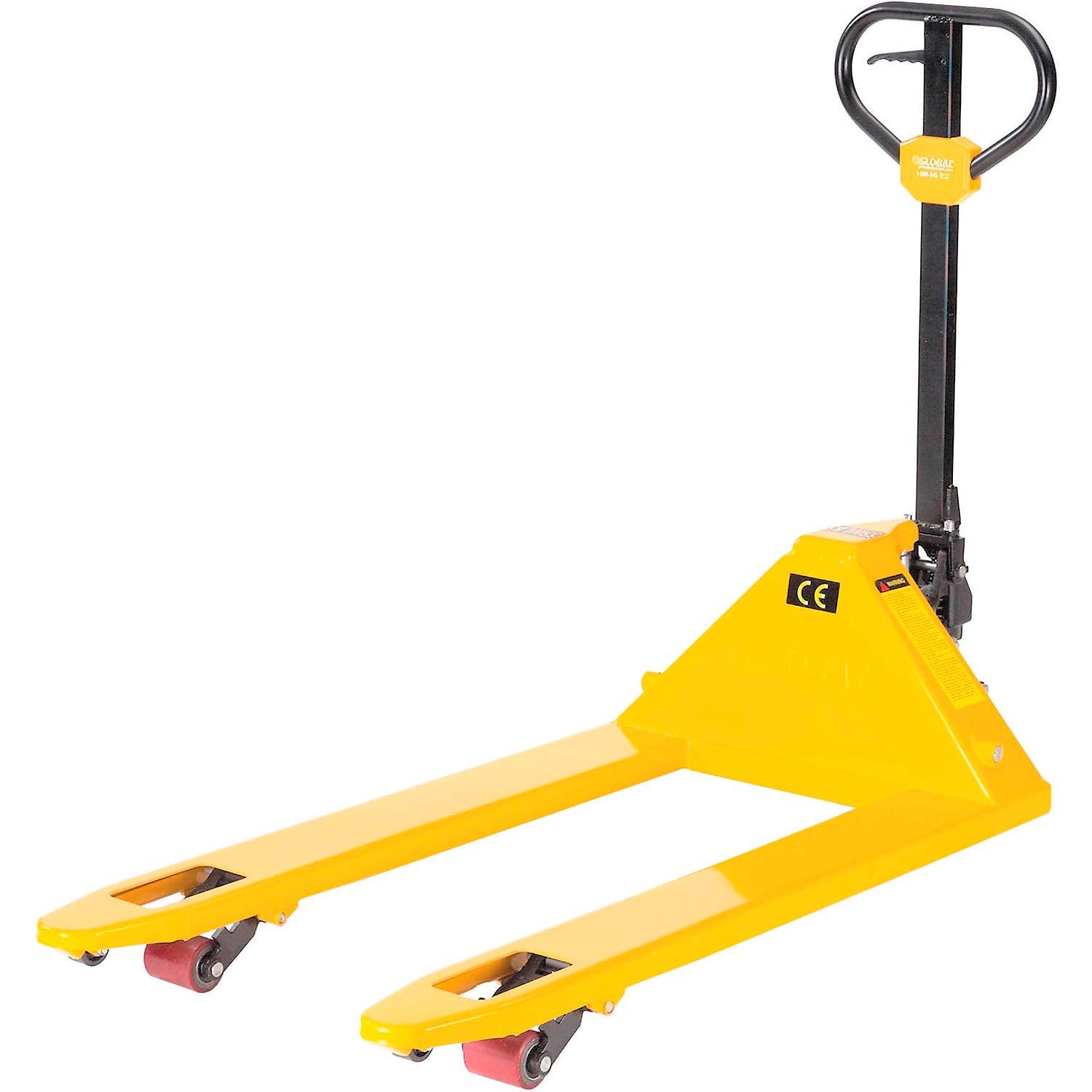 Industrial Duty Pallet Jack with 27" W x 48" L Forks | 5500 lb. Capacity, General Purpose Manual Pallet Truck for
