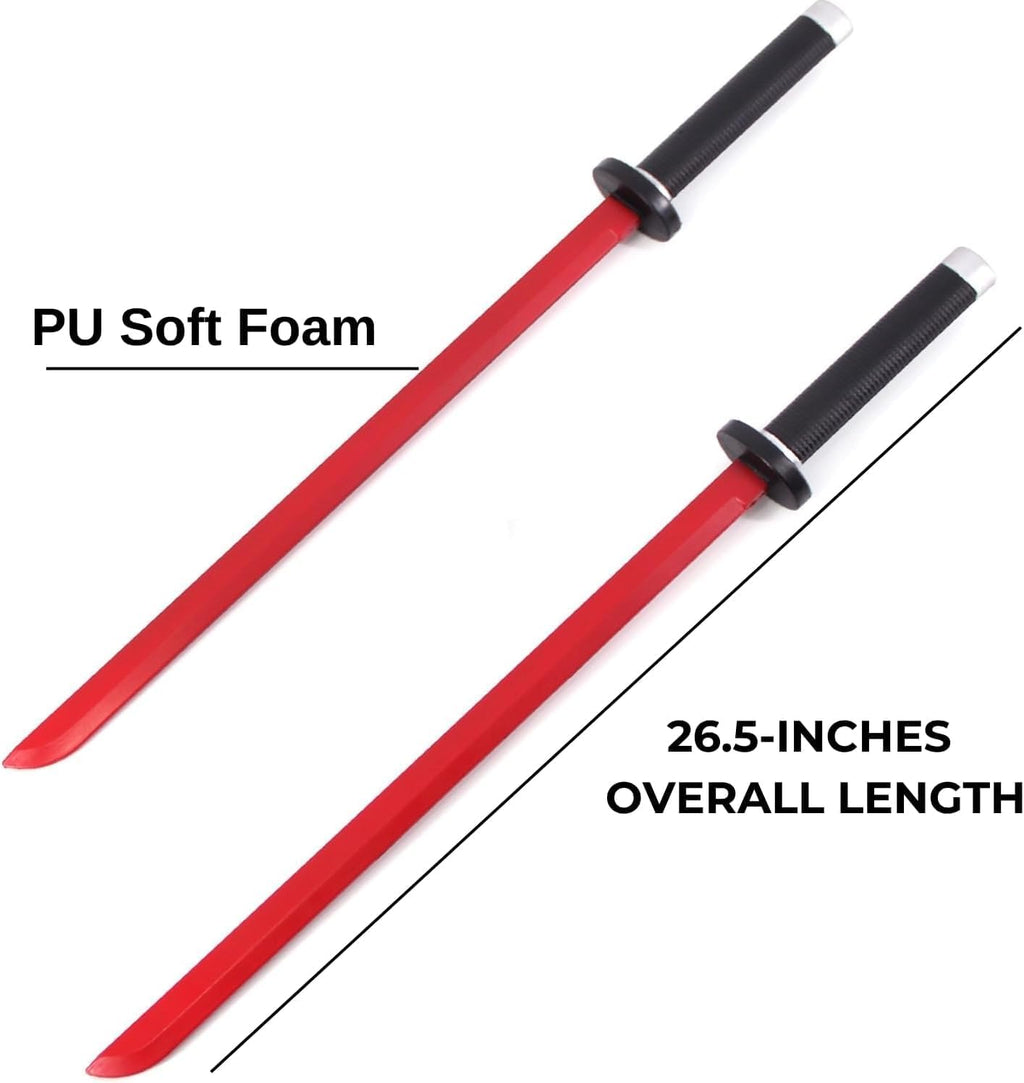 Foam Sword Practice Swords Sparring Training Swords with Nylon Sheath.