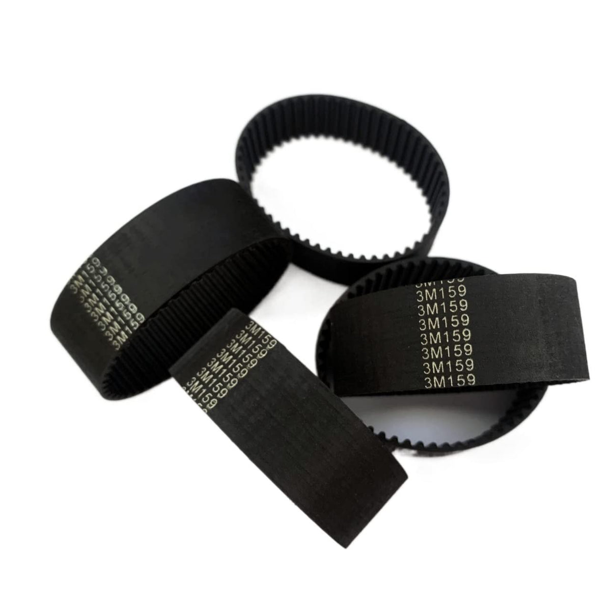 Cosyhat 2Pcs/Set HTD3M Timing Belt for Snow Blower HTD126-3M HTD159-3M Toothed Belts HTD-3M 126mm /129mm (Size : 2pcs, Color : HTD3M-126-18)