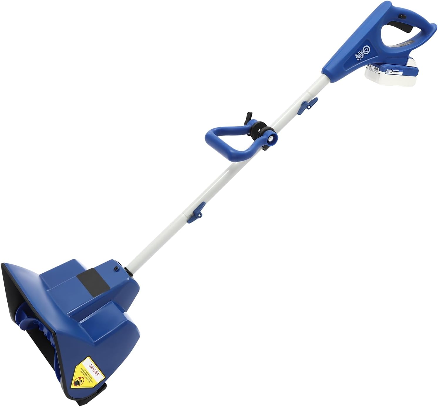 Snow Thrower, Electric Cordless Snow Shovel, DC 24V Snow Blower with Handle, Easy Snow Removal Tool for Driveways