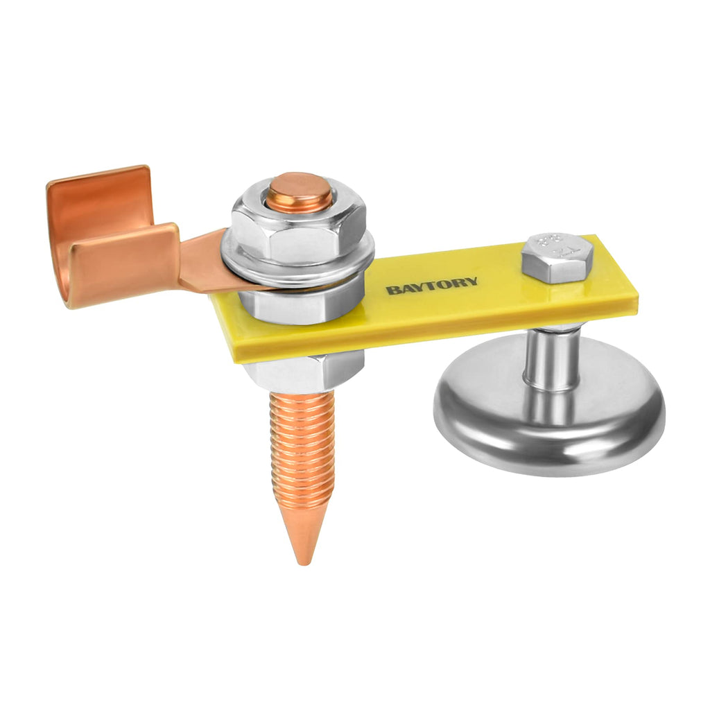 BAYTORY Upgrade Magnetic Welding Support Ground Clamp Tools