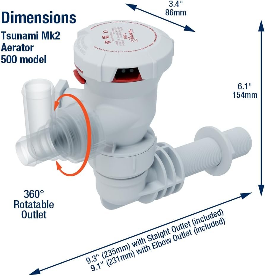 Attwood Tsunami MK2 Aerator Pump