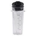 16Oz Replacement Cup Blender Cup Container with Flip Lid Easy Open Close Convenient Drinking Large Capacity Nutri Blender Accessories
