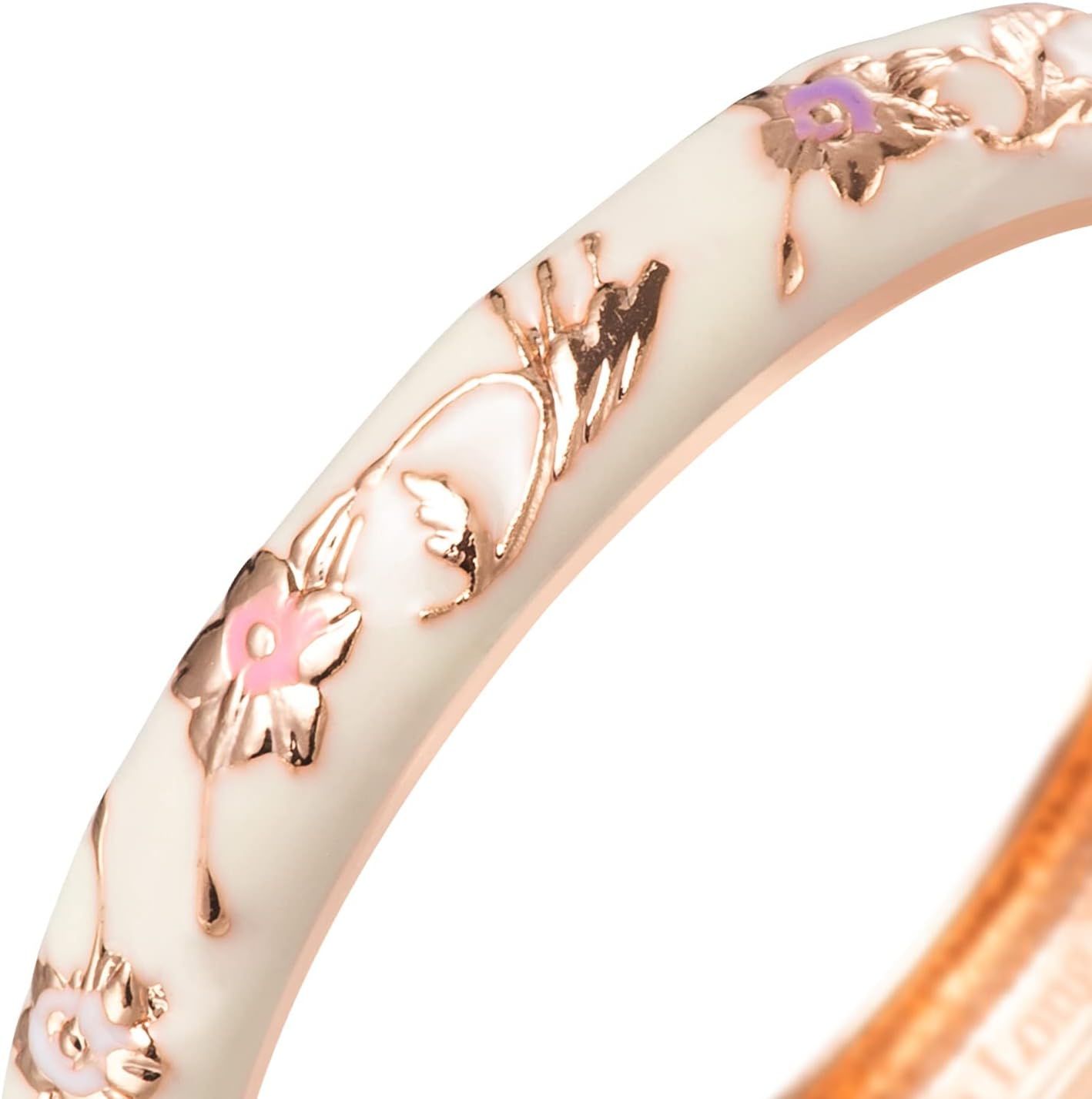 Vintage Bracelet Colorful Cloisonne Women Hinged Bangles Enameled Bracelets Jewelry Gifts 55A82