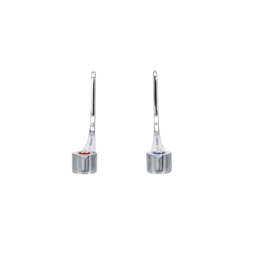 Encore Wrist Blade Handles, Universal, 6", Chrome Plated, Includes: Indicators & Screws (Pair), ADA