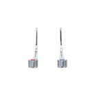 Encore Wrist Blade Handles, Universal, 6", Chrome Plated, Includes: Indicators & Screws (Pair), ADA