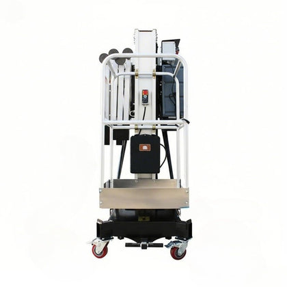 One Man Single Mast Aluminum Alloy Lift 8m–10m Electric Vertical Aerial Platform for Facility Maintenance Building
