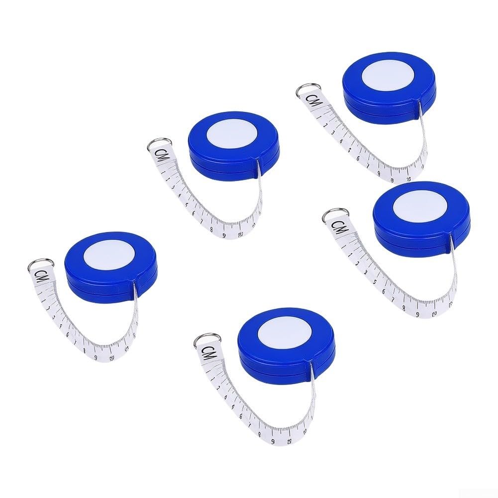 Livestock Weight Tape 2.5m Retractable for Cattle Pig(5pcs)