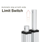 Stroke 5.9inch 220 lbs 12v 0.47"/sec Electric Linear Motor Actuator with Mounting Brackets Remote Control