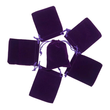 20pcs Small Velvet Bags 3x4 in for Jewelry Gift Packaging