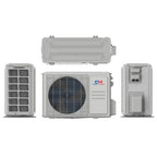 12,000 BTU 230V Floor Console Mini Split AC Heat Pump