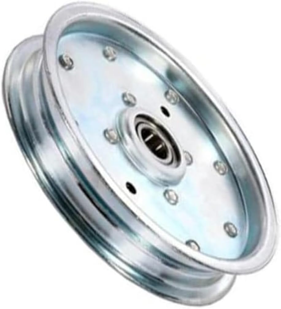 AUC10172, 15959 Deck Flat Idler Pulley Compatible with John Deere Z335E Z525 Z535M Z535R Z540 Z525E, Z540M, Z540R