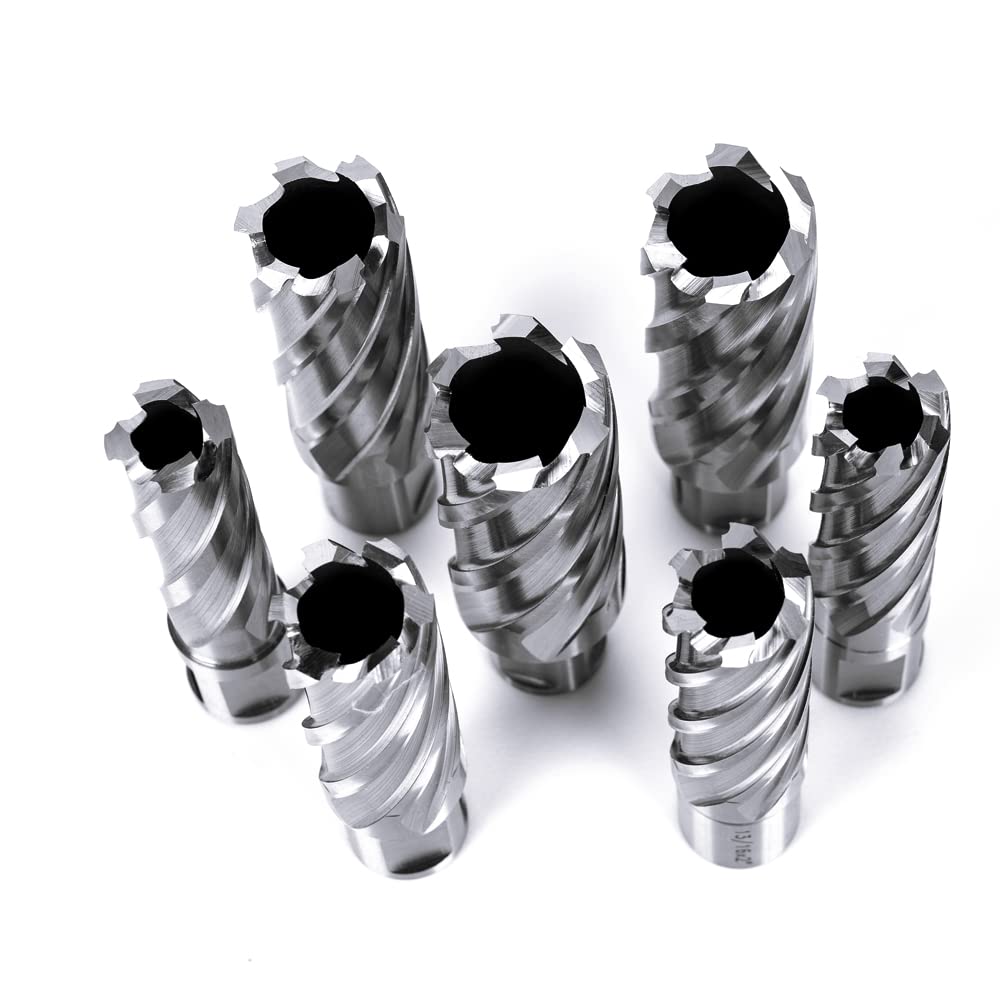 OSCARBIDE 13 pcs Annular Cutter Set,2" Cutting Depth,7/16" to 1-1/16"Dia