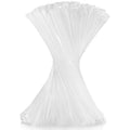 Clear Cable Zip Ties 12 Inch Cehony 500 Pack Plastic White Zip Ties 50lbs