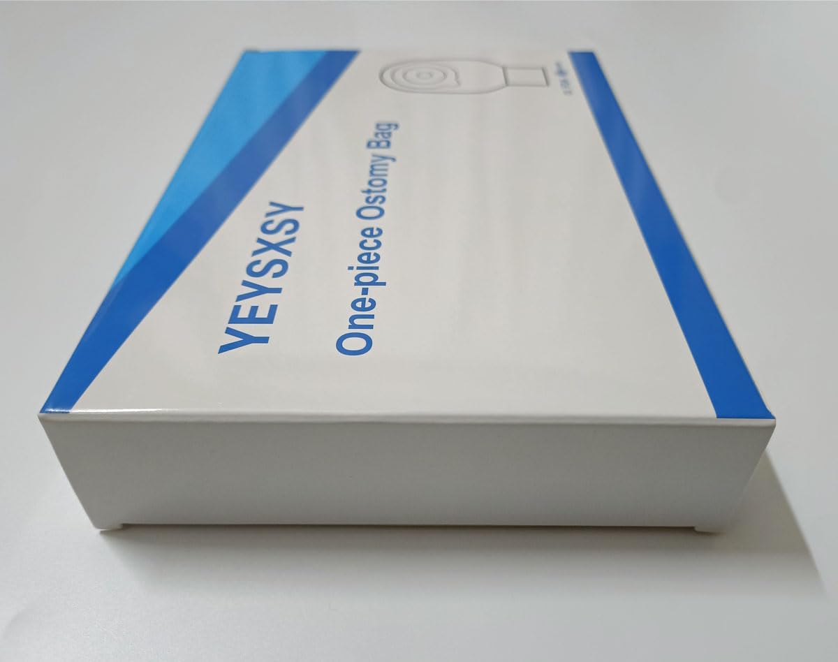 Ostomy Colostomy Supplies, 10 PCS Colostomy Bag, One Piece Drainable Pouches with Twist-Tie for Ileostomy Stoma Care