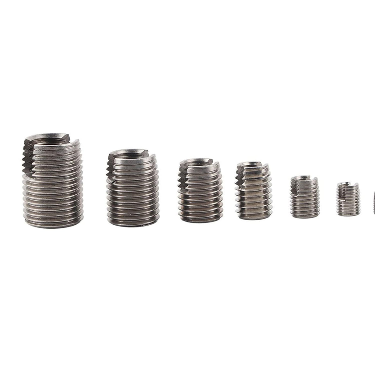 50Pcs Thread Inserts for Metal, M3 M4 M5 M6 M8 M10 M12