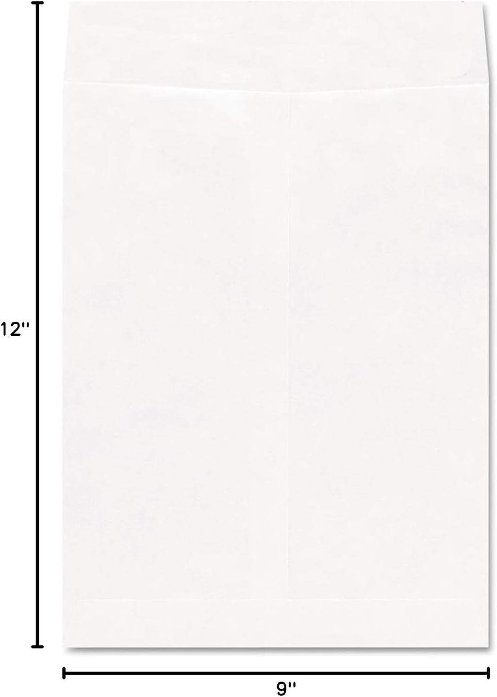 19006 Tyvek Envelope, 9 x 12, White, 100/Box