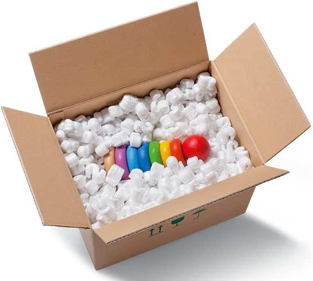 ! Brand 3.5 cu. ft. (22.5 Gallons) Anti-Static Packing Peanuts Popcorn (White)
