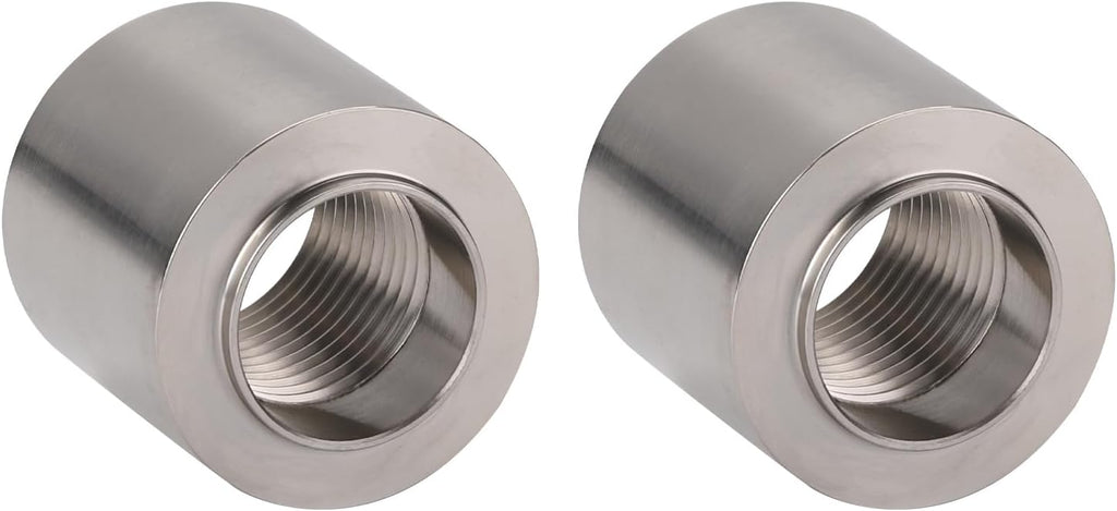 1/2 NPT Female Pipe Thread Stainless Steel Weld On Bung Fitting Adapter 2PCS