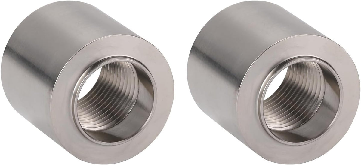 1/2 NPT Female Pipe Thread Stainless Steel Weld On Bung Fitting Adapter 2PCS