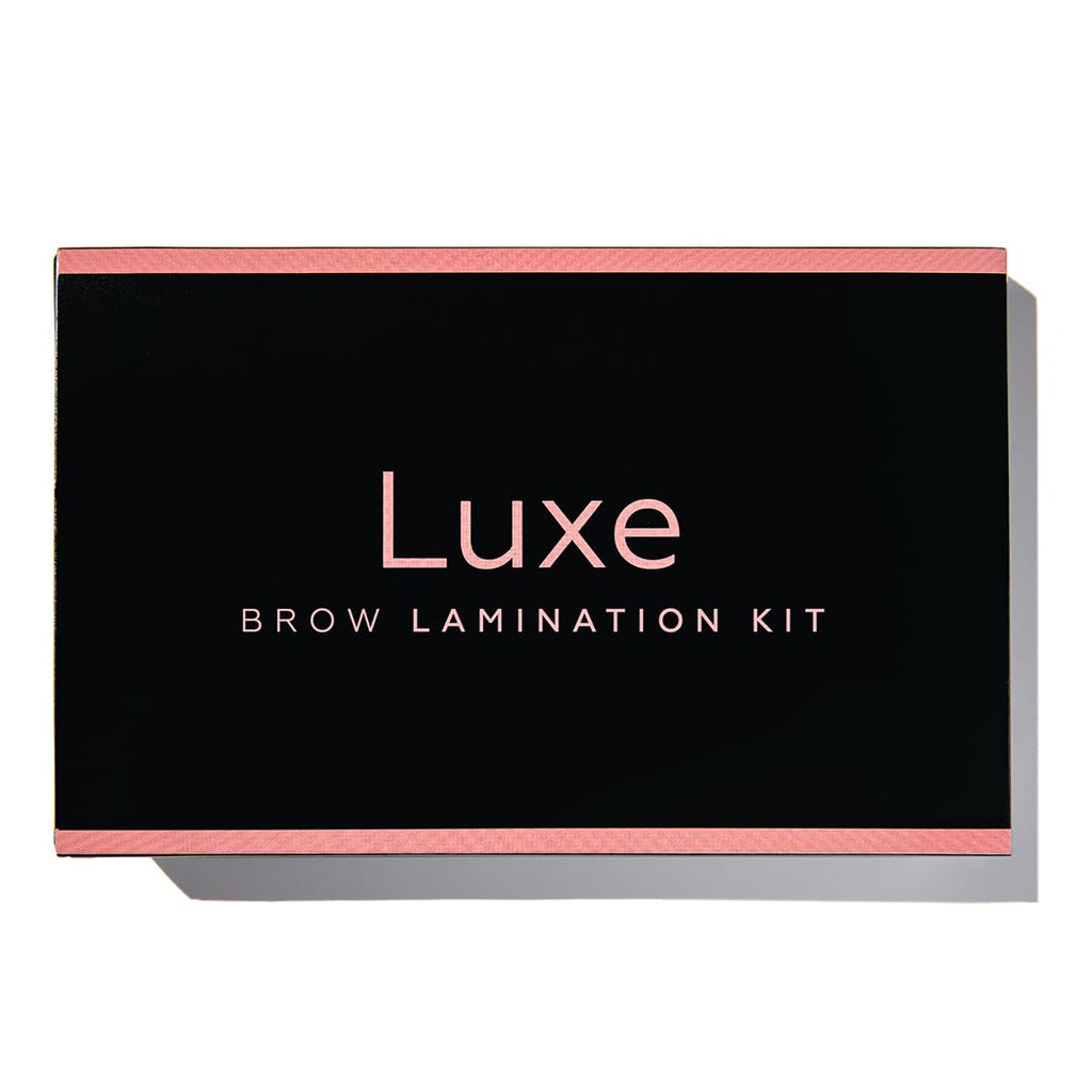 Pro Eyebrow Lamination Kit by Luxe Cosmetics - Perfectly Laminated Brows for 8 Weeks - Easy DIY, 3 Full Applications